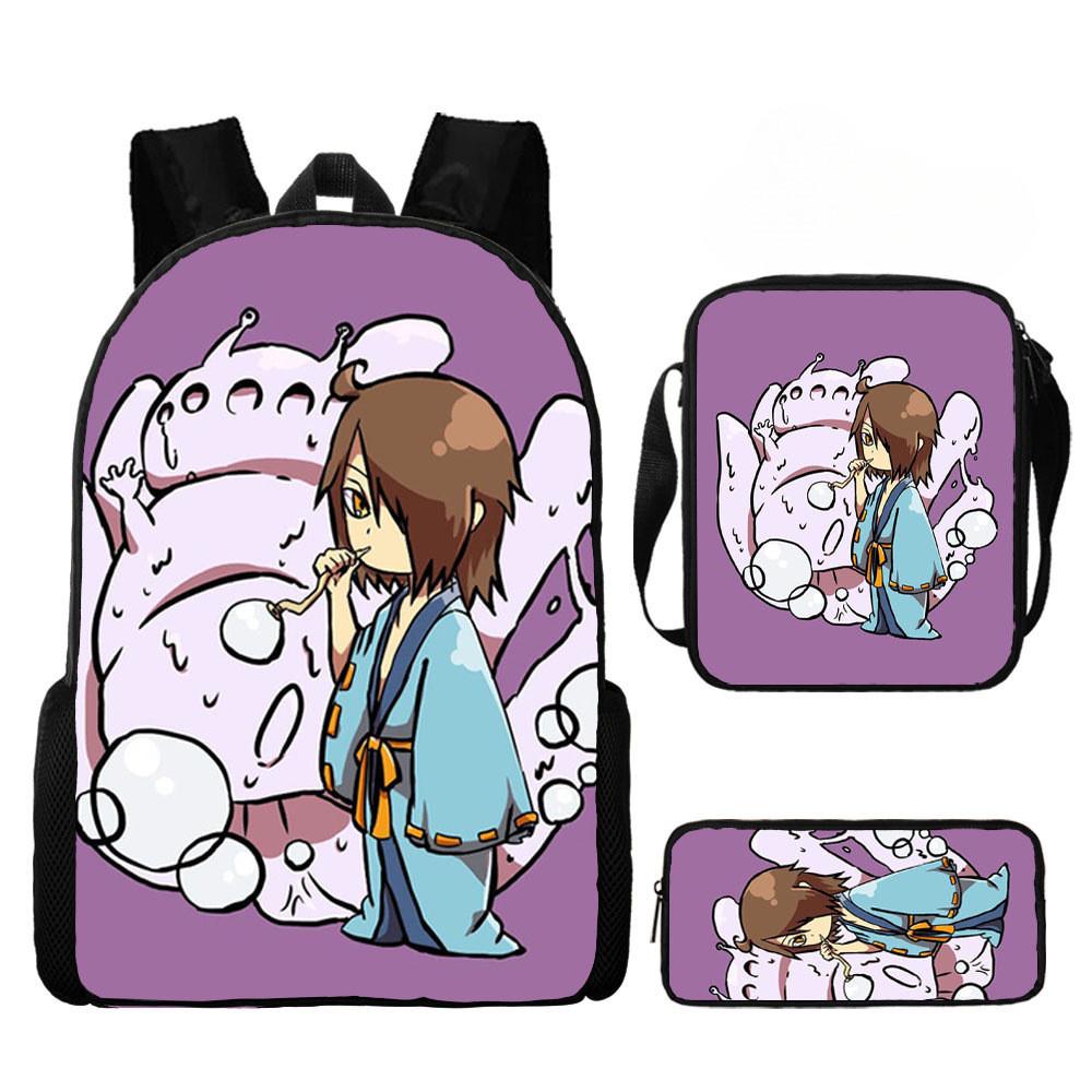 Детский рюкзак Наруто из легкого прочного материала для школы и путешествий