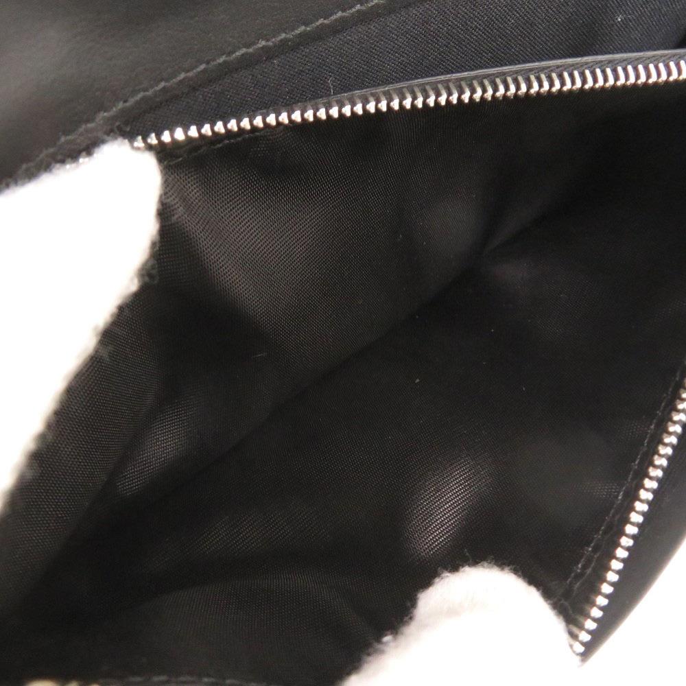 Used AUTHENTIC FENDI monster long wallet Black Leather