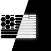 3M Reflective Black Stickers - Reflective Helmet Tape, Motorcycle Reflective Tape