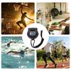 BOJIDO large easy replaceable and strap Ideal for and fitness Stopwatch, 0.01-second increments, waterproof, screen, operation, portable,