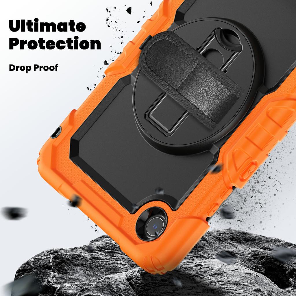 Чехол для Lenovo Tab K9 TB305FU PC+Силиконовая накладка для планшета с ПЭТ-пленкой и плечевым ремнем