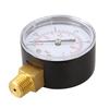 Low Pressure Gauge for Fuel Air Hydraulic 50mm 0/15 PSI 0/1 Bar 1/4 BSPT