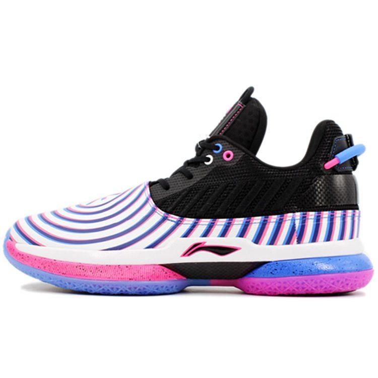 Li Ning WOW 7 Way Of Wade 7 Амортизация Нескользящие Износостойкие Низкие Баскетбольные Кроссовки Мужские ABAN079-4