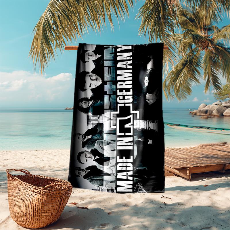 Till Lindemann, lead singer of the German heavy metal rock band Rammstein, outdoor camping vacation swimming beach scarf decorative blanket F8