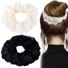 Головные уборы Кружевные резинки для волос Мягкие резинки для волос Новые резинки для хвостиков