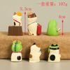 Creative Cat Statue Japanese Handmade Craft Modern Art Model Cute Mini Toy For Kids Kawaii Miniature Dollhouse Accessories Gift