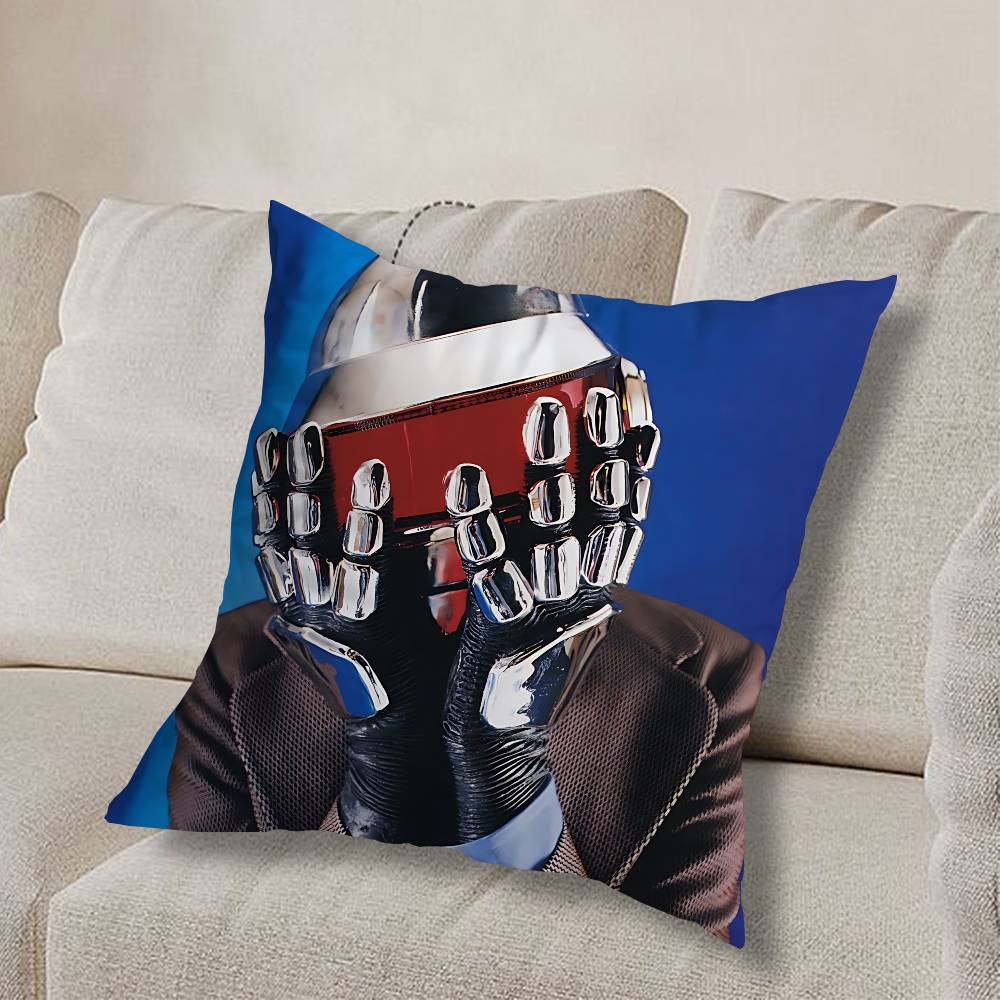 КРУТОЙ FRA Чехол для подушки группы Daft Punk Диван Гостиная Спальня Изголовье Спинка Подушка Квадратная Подушка Время для сна