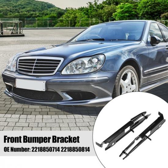 2007-2013 Mercedes-Benz S550 Front Bumper Mounting Bracket Pair 2218850814 | Durable | 3 Months Manufacturer Warranty | 0746453140336