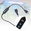 Time Presetable USB Timer Cord 1-30 Minutes Settable with Time Adjustment Button For Office Home Electronics Black