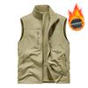 Autumn And Winter DoubleSided Wear Vest Men'S Velvet Casual Vest Outdoor Waterproof QuickDrying Jacket Vest