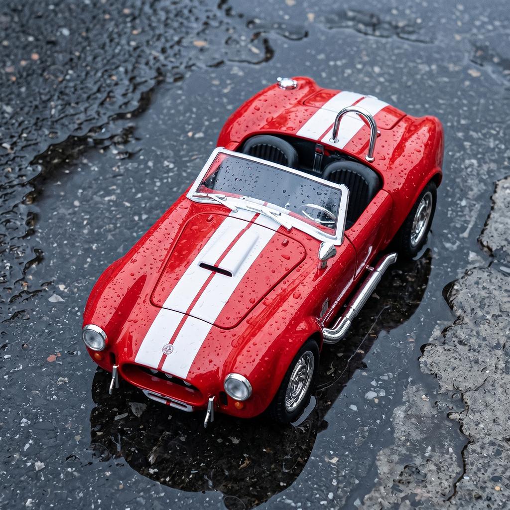 1:22 Shelby Cobra 427 Классический Американский Родстер Сплав Литье под Давлением Модель Автомобиля Домашний Декор Настольный Дисплей Украшение Подарок Для Друга