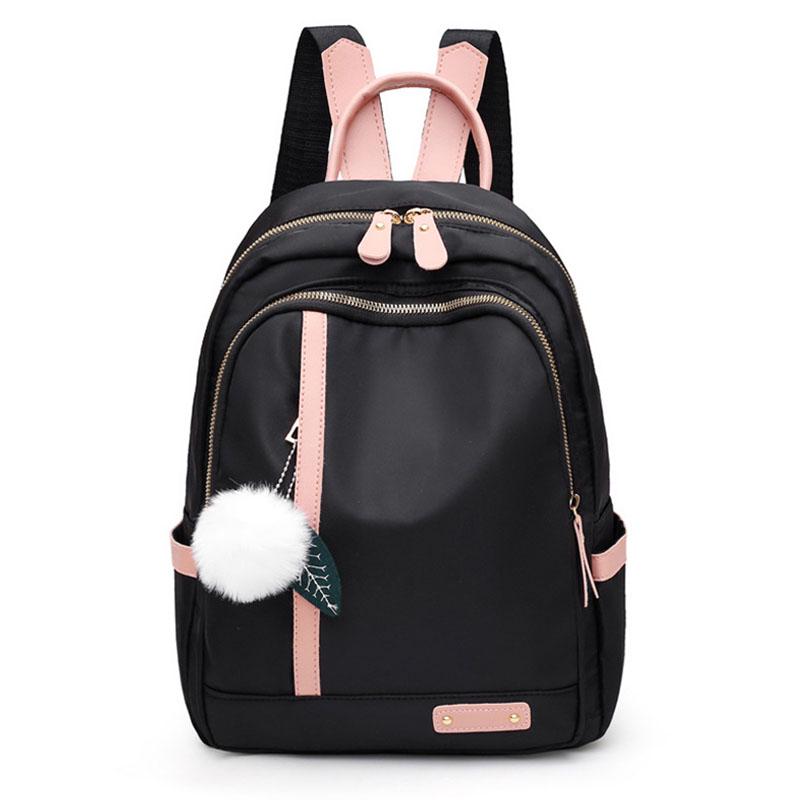 2020 новый рюкзак из ткани Оксфорд, женский модный повседневный водонепроницаемый дорожный рюкзак контрастного цвета, школьная сумка для студентов