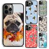 МИНУЛАЯ ЩЕНЯЧЬЯ СОБАКА МОПС Чехол для телефона Cover Для iPhone 17 Air 16 15 14 Plus 13 12 11 Pro Max Apple Shell Coque