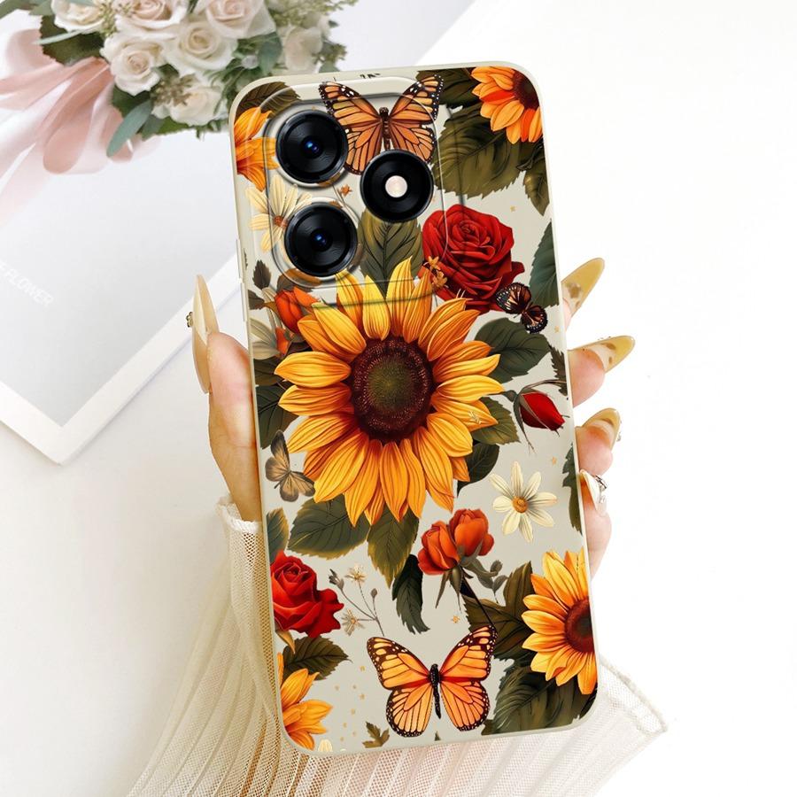 Чехол для Tecno Spark 10 Pro Милый Мультяшный Рисунок Кошки Ударопрочный Мягкий Силикон Coque Для Tecno Spark10 10C 10Pro Чехлы для Телефона Funda