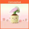 Aloe Mushroom Tulip Begonia Plant Pottery Design Plush Toy For Kids Room Decor