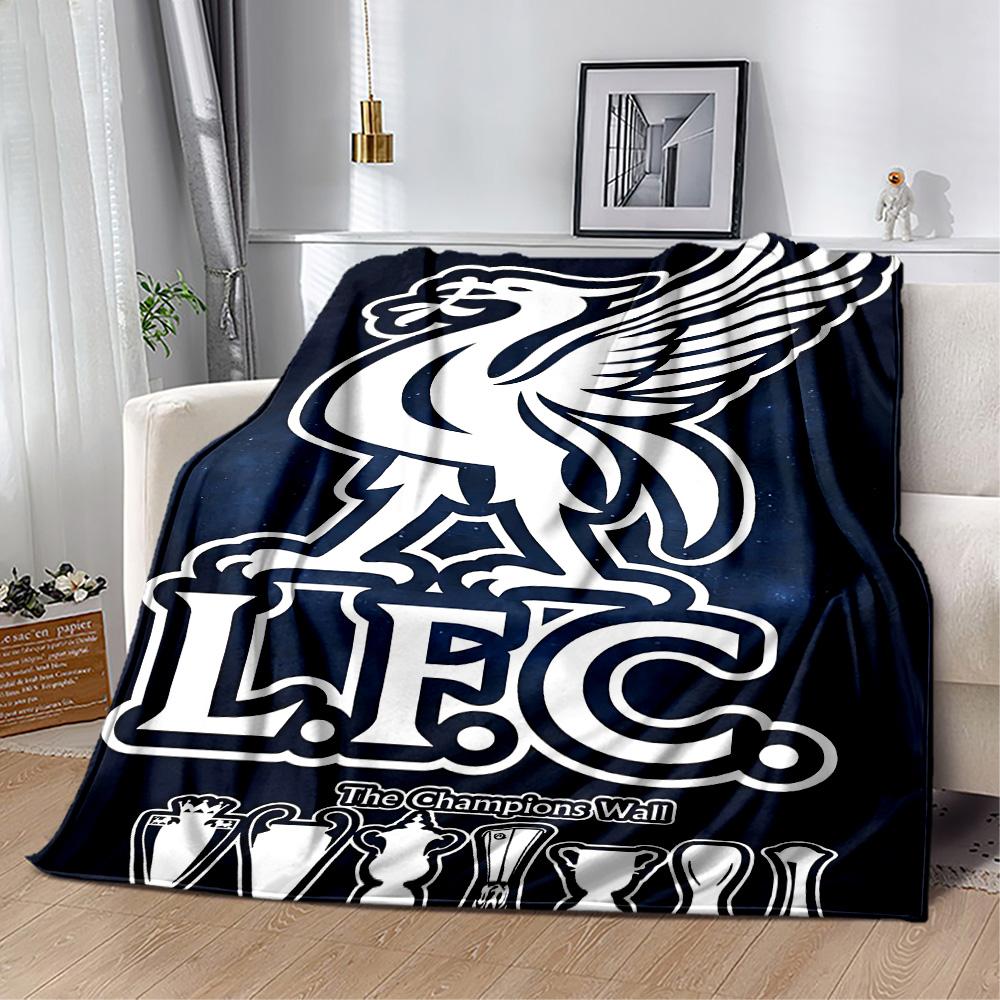 Liverpool Football Club Blanket Soft Warm Cozy Great For Picnics Office Chair Seaside Four Seasons Universal Modern