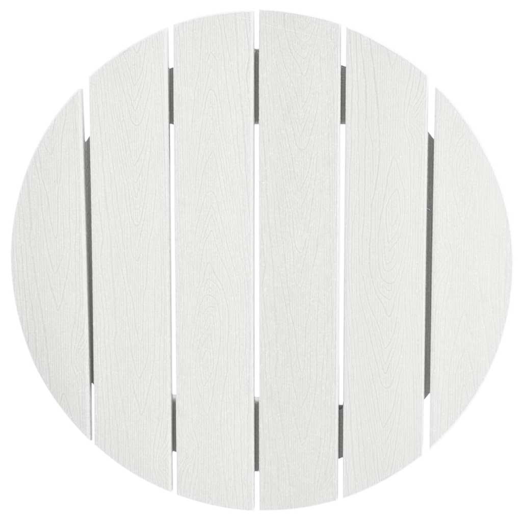 Garden Bar Set 3 pcs White HDPE