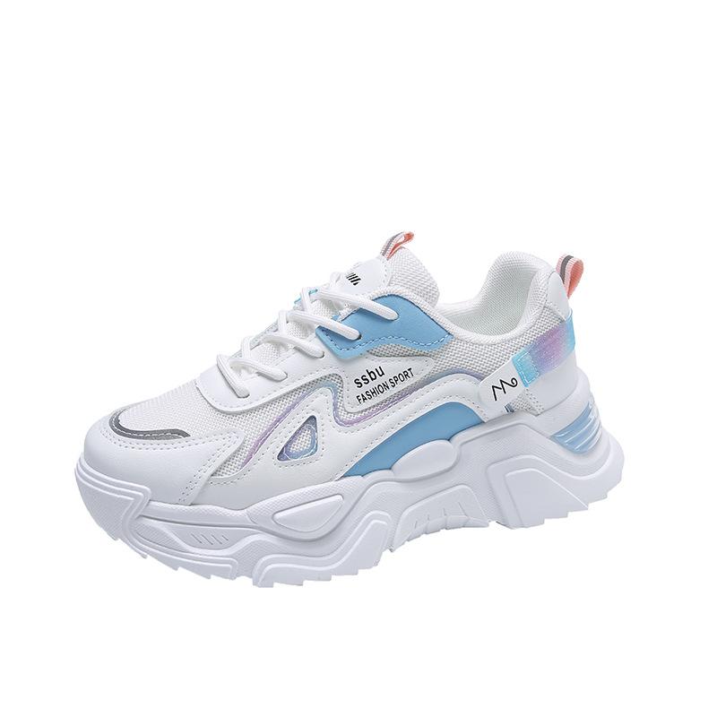 Корейская версия Daddy Shoes, женская осенняя новая спортивная повседневная обувь, студенческая повседневная модная обувь на толстой подошве