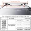 Universal Roof Rack Crossbar 53.2" Length for Vehicle w/ Raised Side Rail