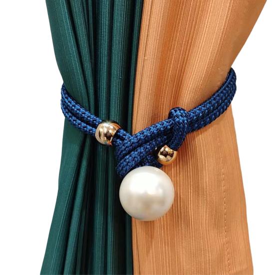 Задержка для драпировки, красивый, тонкая работа, многоразовый шарик, магнитный держатель для штор для ванной комнаты