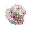 New Cute Cartoon Care Bears Fisherman's Hat Sunscreen Double Sided Basin Hat Men's and Women's Outdoor Travel Sunshade Hats