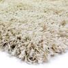 Living Room Rug with Long Pile Woolly Touch Ecru 80x150