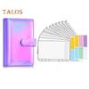 Spending Money With Binder Saving Budget Sheet Money Envelopes Hidden Compartments Pvc Waterproof A6 Budget Binder Budget Planner Book