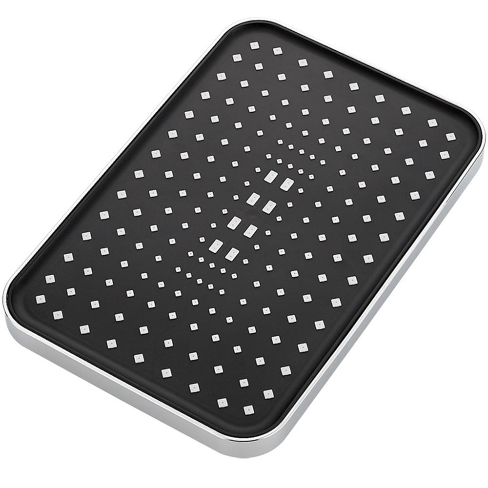 Тропический душ Большая панель Большой поток Наддув Потолочный душ Вращение на 360 градусов Высокое давление АБС Смеситель для ванной