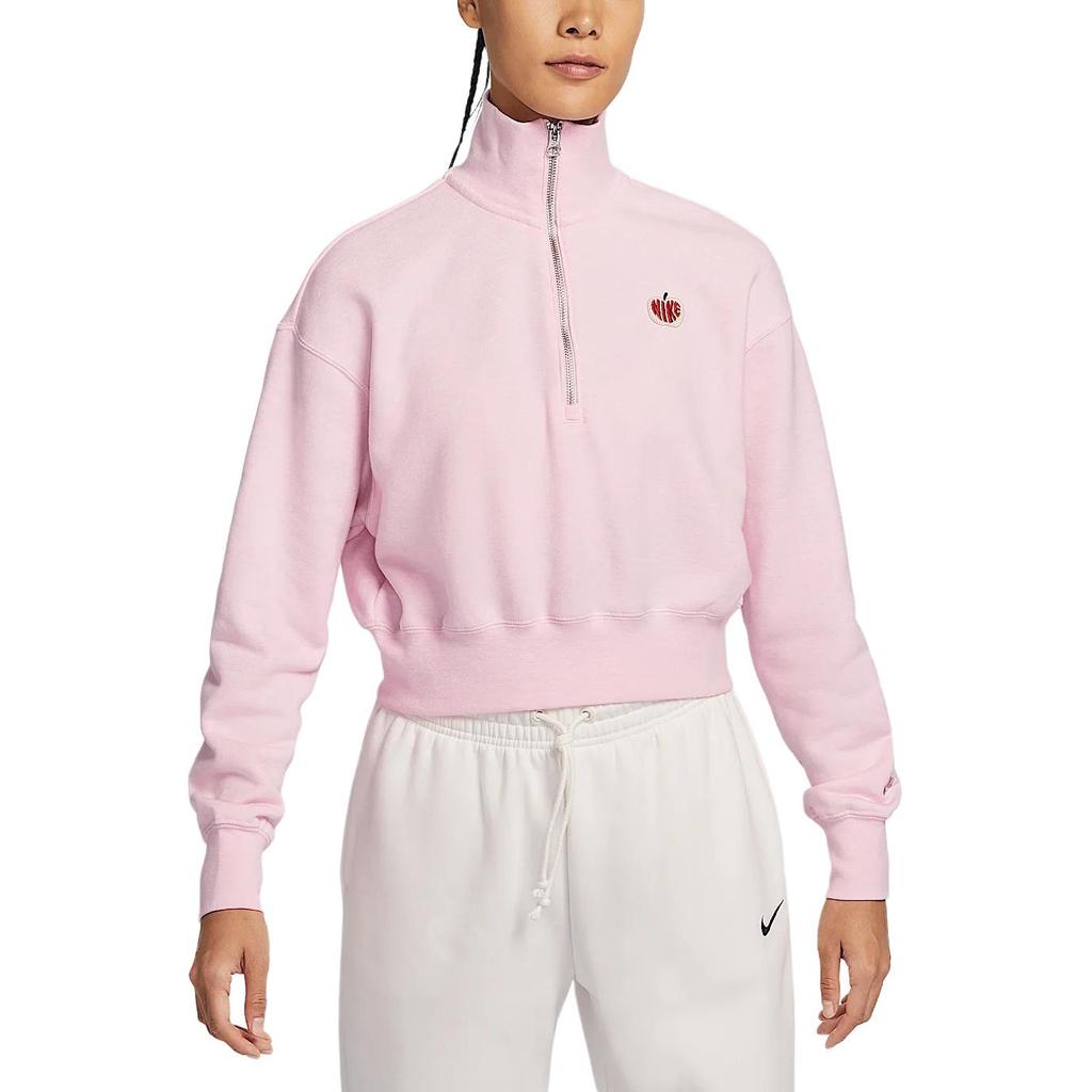 Nike Спортивная толстовка Phoenix Fleece для женщин, пенопластовый розовый, HV8731-663