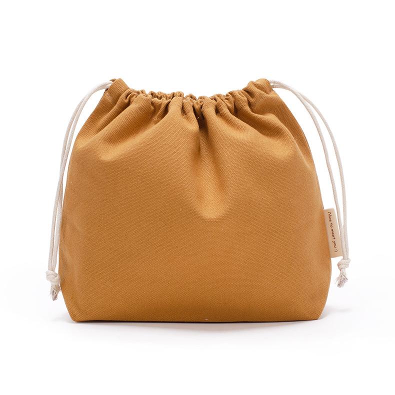 1PCS Color Drawstring Pouches Portable Gift Blank Bags For DIY Cotton Hemp Bags Jewelry Display Packaging Storage