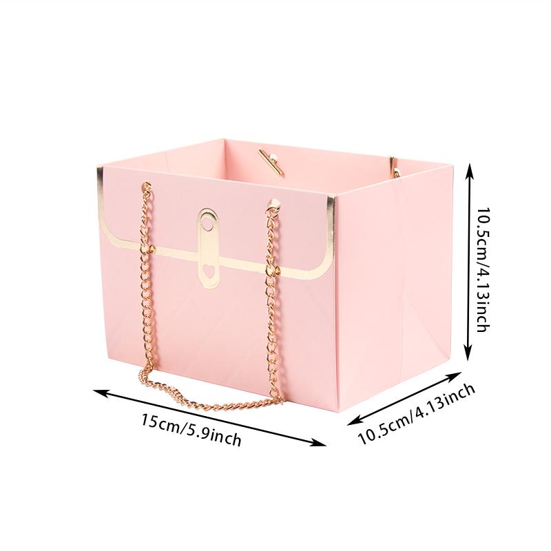 1/2 шт. Портативная подарочная коробка для цветов, букет, флористическая сумочка, цветочные коробки для свадьбы, Дня святого Валентина, дня рождения, девичника, декора