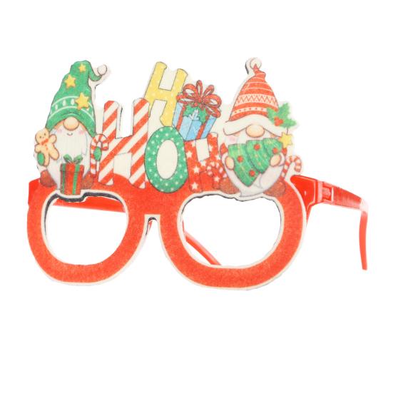 Рождественские очки, праздничные очки для вечеринок, оправа, мультяшный Санта-Клаус, снеговик, снежинка, елка, очки для лося, реквизит для фотосъемки для детей и взрослых