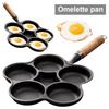Non Stick Egg Frying Pan Cast Iron Omelet Pan Cake Maker Frying Pan Creative Breakfast Grill Cooking Pot Home Kitchen Cookware