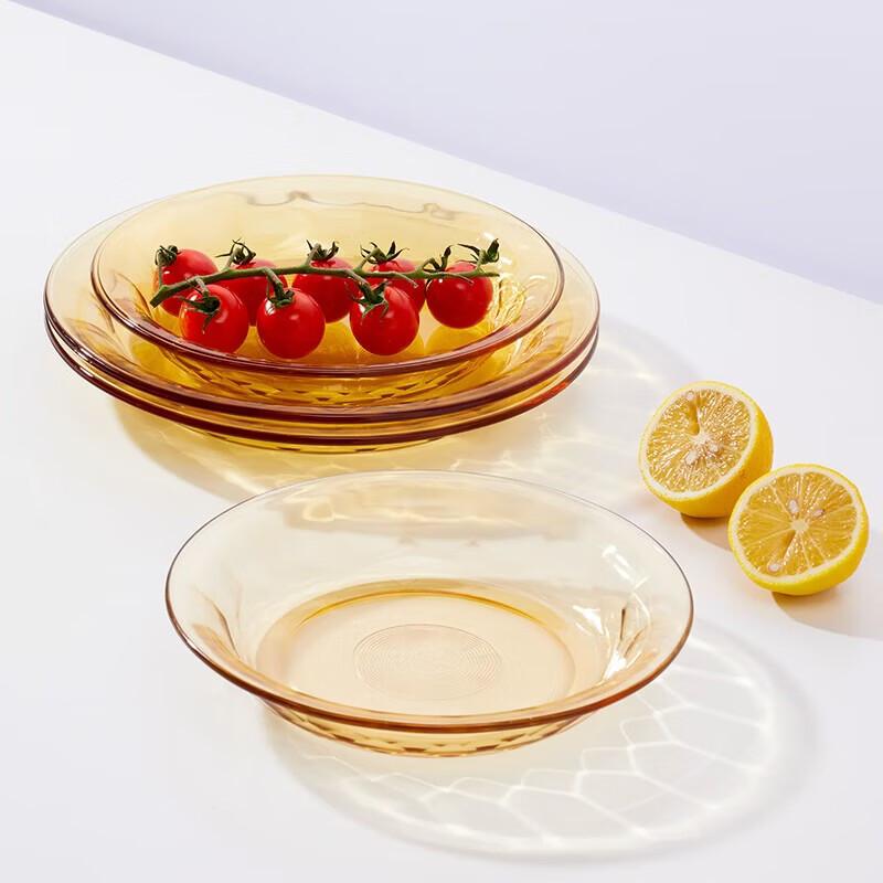 LOCK&LOCK Amber Glass Container Set - 4 Piece