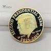 Trump Commemorative Coin Second Presidential Term 2025-2029 In God We Trust Souvenir Coin Collectible Metal Token MAGA/KAG Gift for Collectors