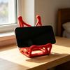 Держатель для мобильного телефона, 3D-печатная подставка для телефона в стиле скелета, Тонкое легкое декоративное украшение для стола, прикроватной тумбочки, гостиной, рабочего стола