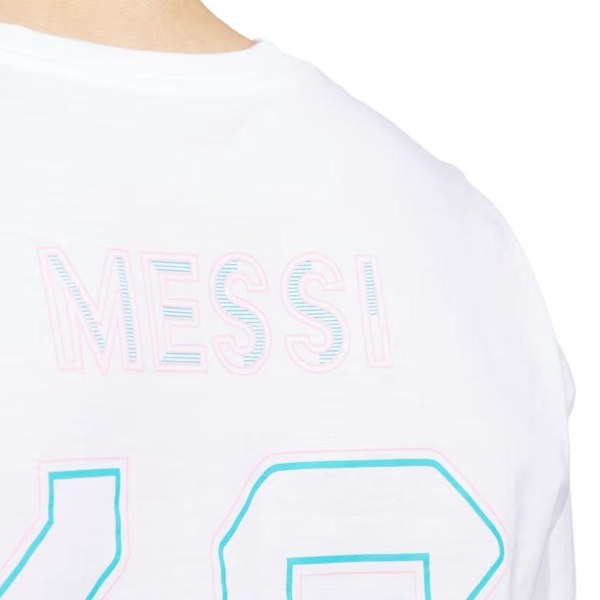 adidas Messi N&N Tee 'White' Men's JF4289