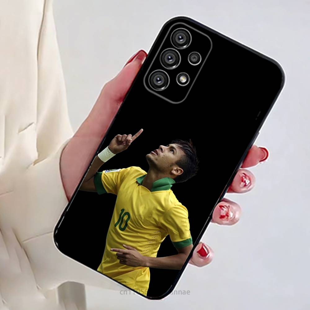 Чехол для телефона N-Neymar Football 10 Для Samsung Galaxy A13,21s,22,31,32,52,53,71,80,A91 Мягкий черный корпус