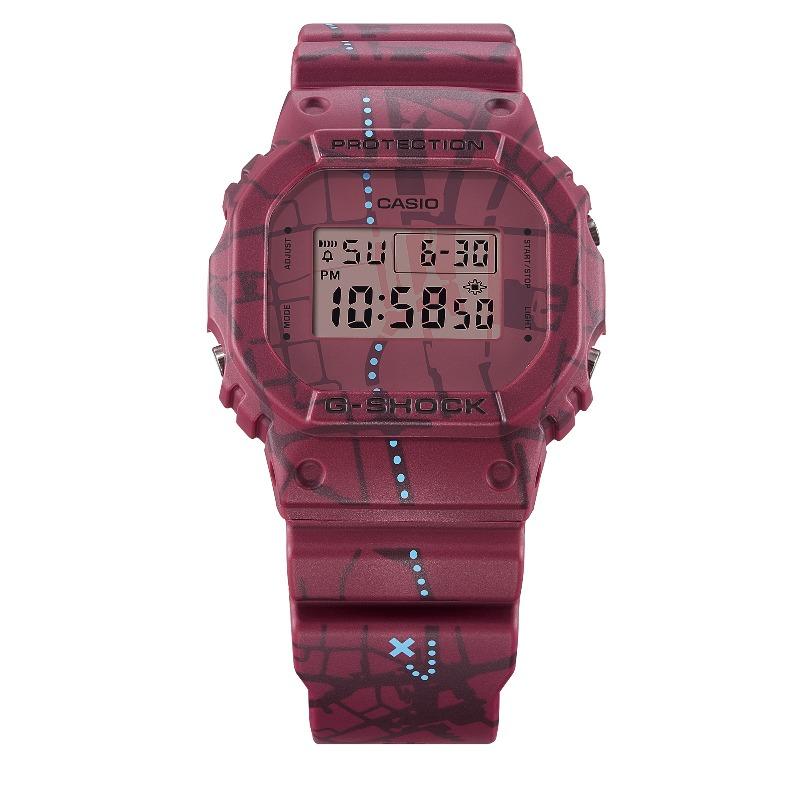 Casio Мужские часы G-SHOCK, смола, водостойкость 200 м, ударопрочность, будильник, кварцевые, DW-5600SBY-4