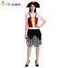 Pirate Caribbean Stylish Dress For Women Ideal For Halloween And Cosplay With Elements Fantasy
