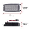 2x Led Side Under Mirror Puddle Module Light For Land Rover Freelander 2 LR2 Discovery 3 4 LR3 LR4 Range Rover Sport L322