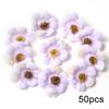 Purple Artificial Flowers Heads Silk Fake Flowers for Home Decor Party Wedding Decoration Garlamd DIY Craft Gifts Accessories