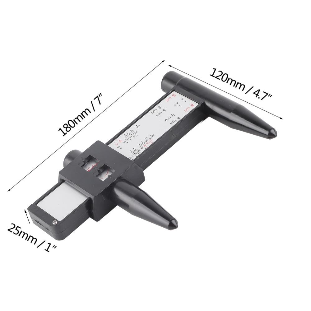 4 5 6 8 Lug Wheel Bolt Pattern Measuring Tool ABS Wheel PCD Gauge Wheel Rim