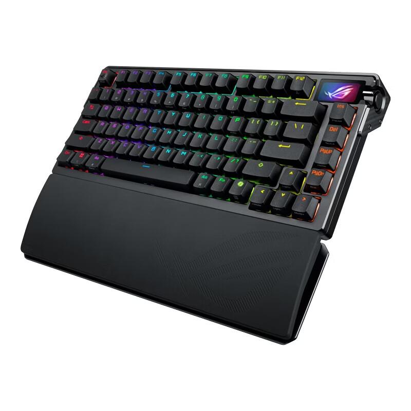 ROG Azoth Extreme 75% Беспроводная механическая игровая клавиатура с тремя режимами и OLED-дисплеем