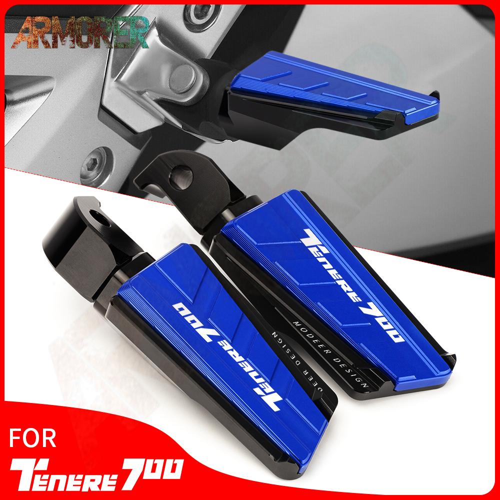 For YAMAHA TENERE 700 TENERE700 XTZ700 XTZ 700 XT 700Z Motorcycle Rear Passenger Foot Peg Footrests Footpeg Pedal
