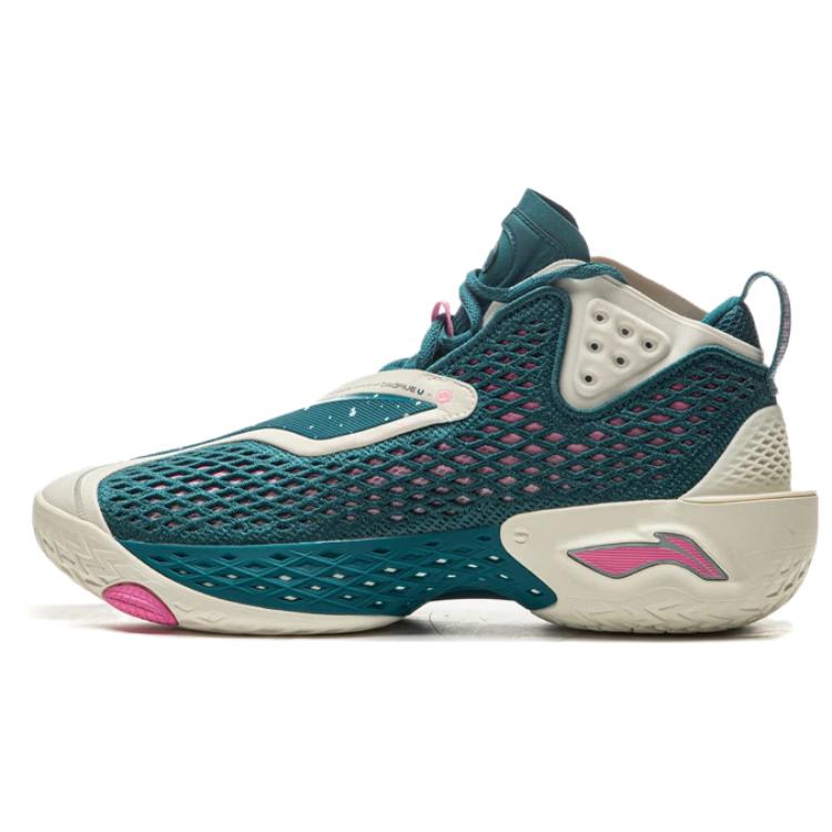 Li Ning BadFive 5 Нескользящие, Износостойкие, Дышащие, Упругий захват, Средняя высота, Баскетбольные кроссовки, Мужские ABFV025-4