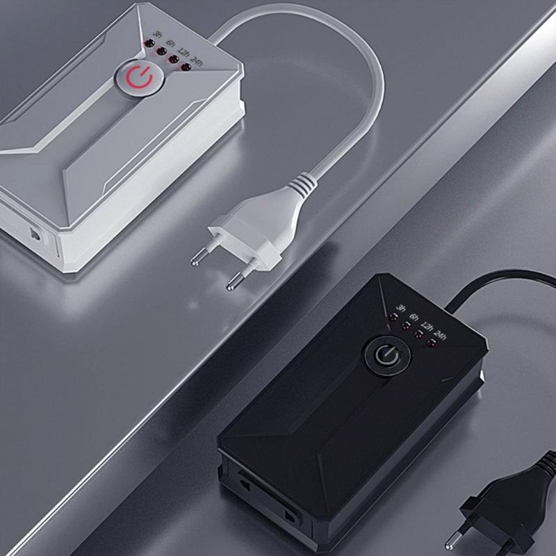 4 Presets Mechanical Timer Outlet 100W 3H/6H/12H/24H Daily Cycle For Aquariums Lights Strips Hydroponics Fan 110V 220V