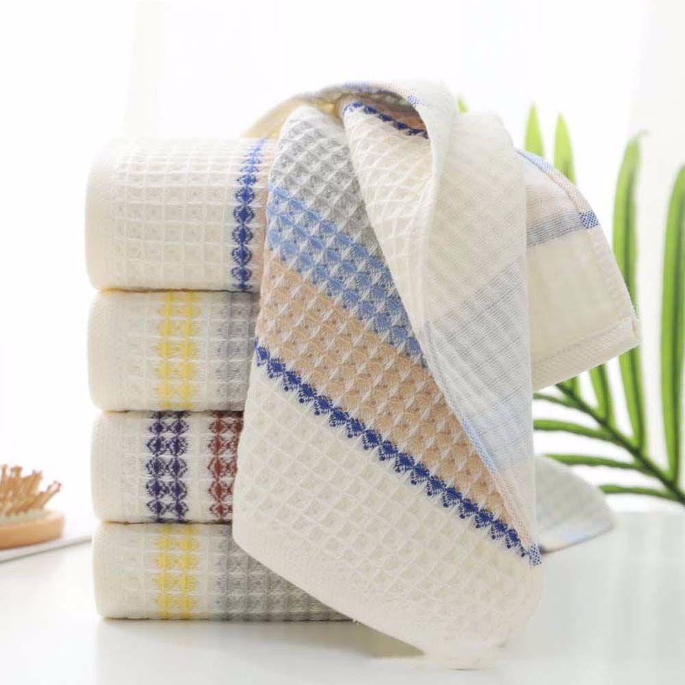 Waffle Dishtowel Hotel Household Cleaning Cloth Face Towel Hand Towel Washcloth Handkerchief