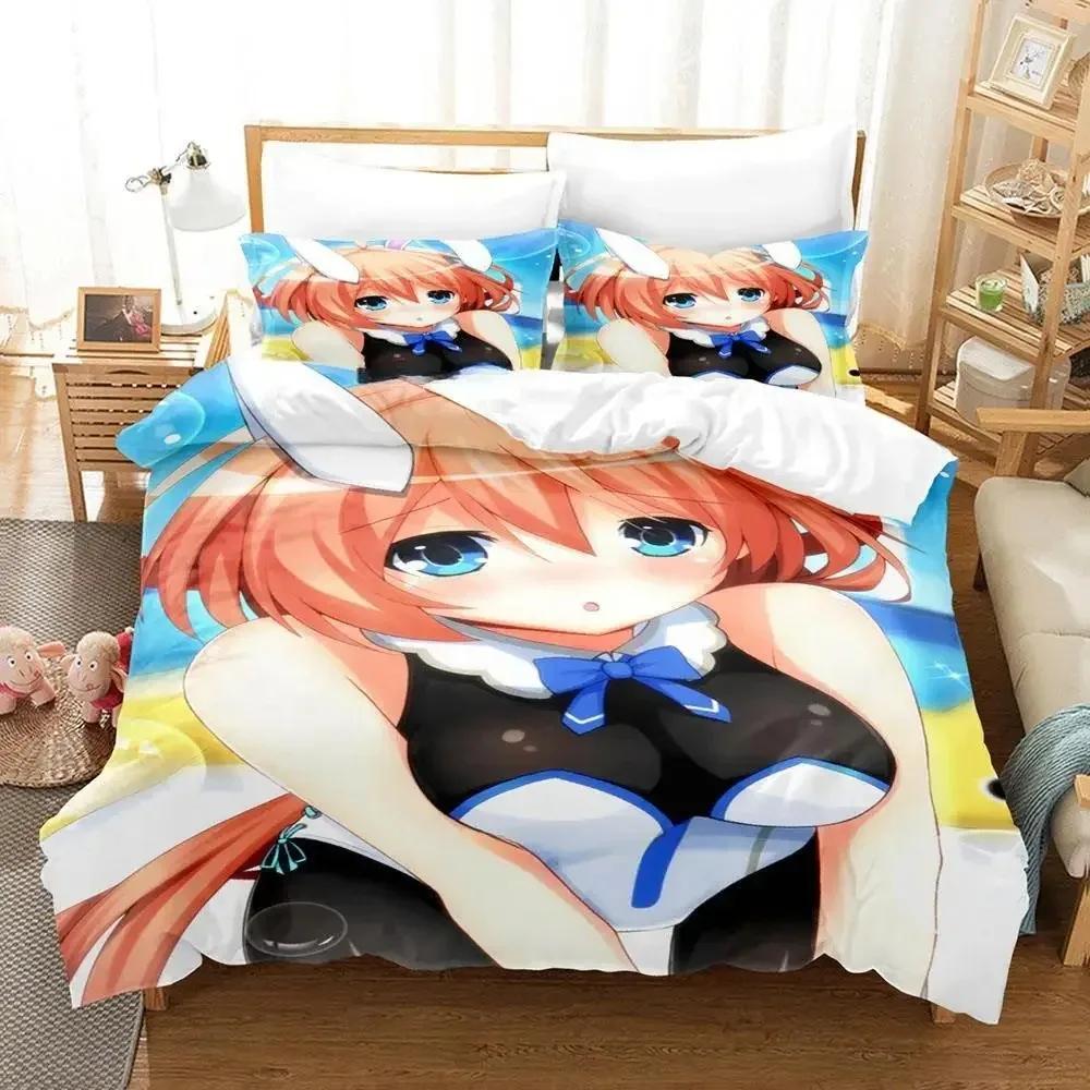 Kannuki Natsume Bedding Set Single Twin Full Queen King Size Bed Set Adult Kid Bedroom Duvet Cover Sets 3D Bed Sheet Set