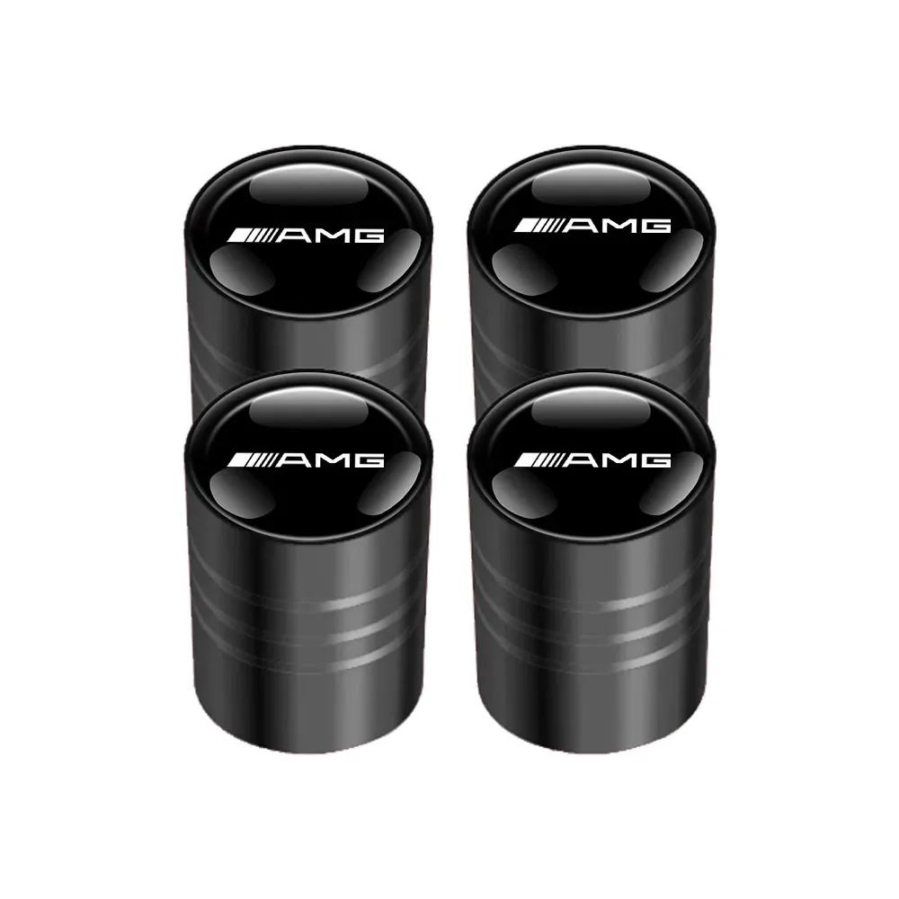 Горячая автомобильная наклейка Для Benz Для AMG Benz 4 шт. Колпачки клапанов шин колес автомобиля Защитные колпачки штоков воздуха для MERCEDES BENZ W203 W204 W205 W209 W210